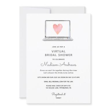 Virtual Bridal Shower Invitations