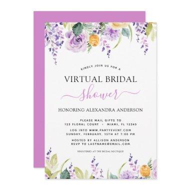 Virtual  Purple Greenery Botanical