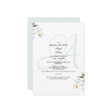 Virtual Elegant Foliage & Sea Glass