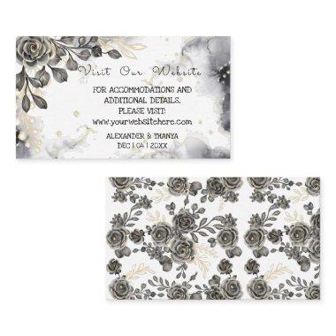 Visit our website Wedding insert card