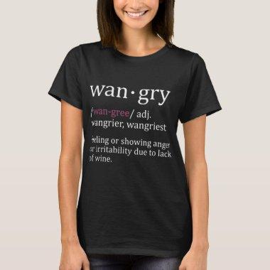 wan gry feeling or showing anger of irritability d T-Shirt