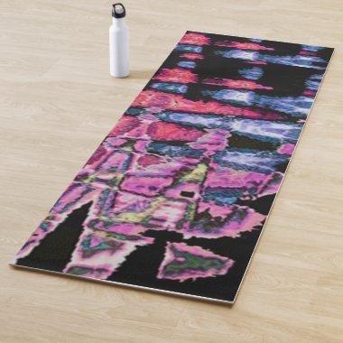 Water colors art design yoga mat