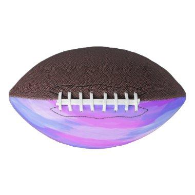 Watercolor Abstract Texture in Pastel Colors Football