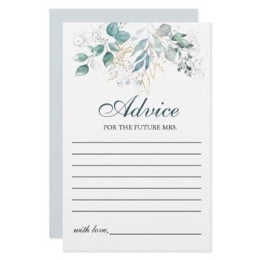 Watercolor Advice Card