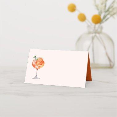 Watercolor Aperol Spritz  Place