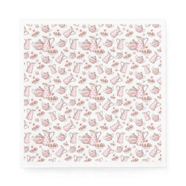 Watercolor Bakery Desserts Paper Napkins