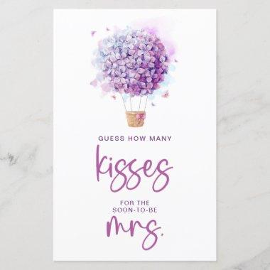 Watercolor Balloon Flowers | How Many Kisses Bride