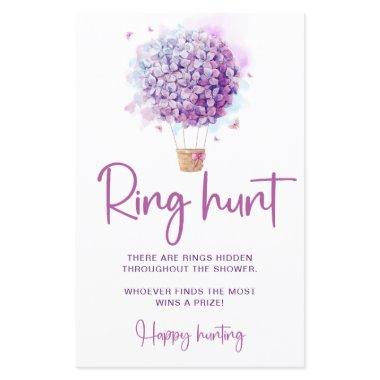 Watercolor Balloon Flowers | Ring Hunt Game