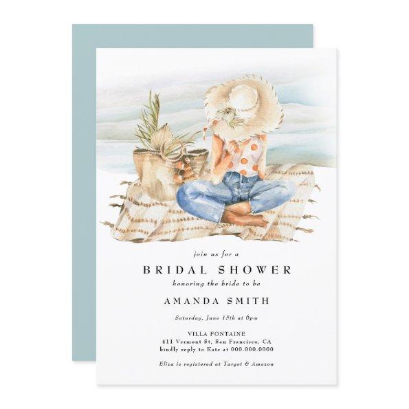 Watercolor Beach Summer Tropical