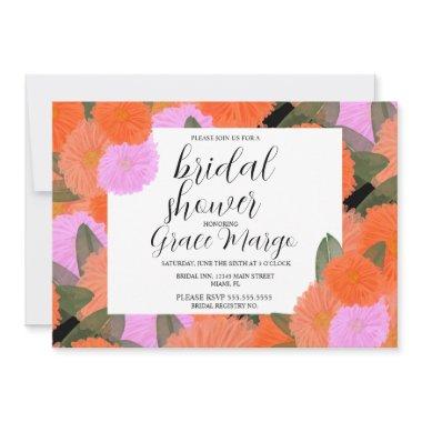 Watercolor Bloom Bouquet Carnation  B