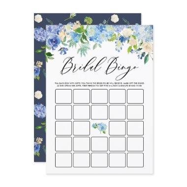 Watercolor Blue Hydrangea  Bingo Enclosure