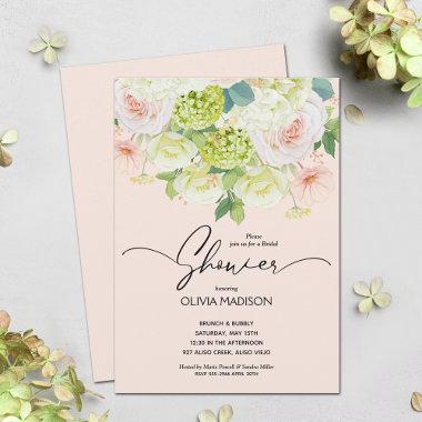 Watercolor Blush Pink Floral