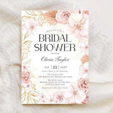 Watercolor Blush Pink Floral