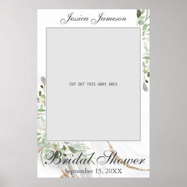 Watercolor Bridal Shower Photo Prop Poster