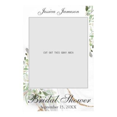 Watercolor Bridal Shower Photo Prop Poster