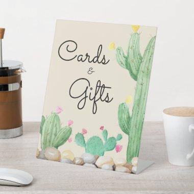 Watercolor Cactus  & Gifts Sign
