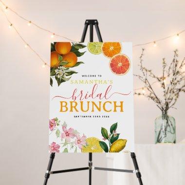 Watercolor Citrus Bridal Brunch  Foam Board