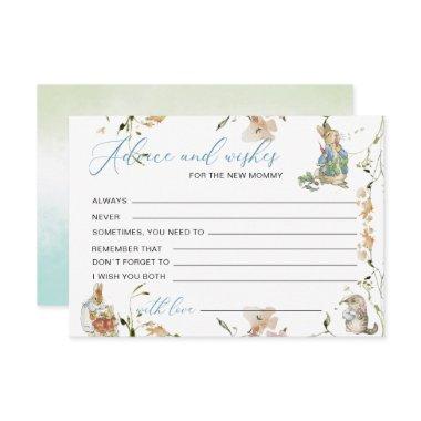 Watercolor Elegant wildflowerPeter Rabbit baby sho Enclosure