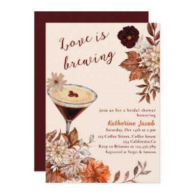 Watercolor Espresso Martini fall