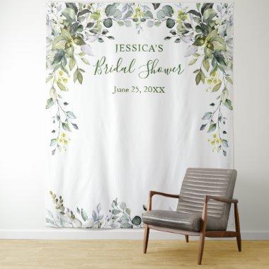 Watercolor Eucalyptus  Photo Backdrop