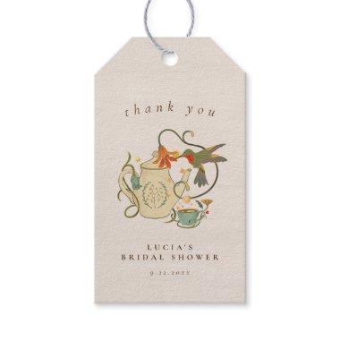 Watercolor Faecore floral Tea Party  Gift Tags
