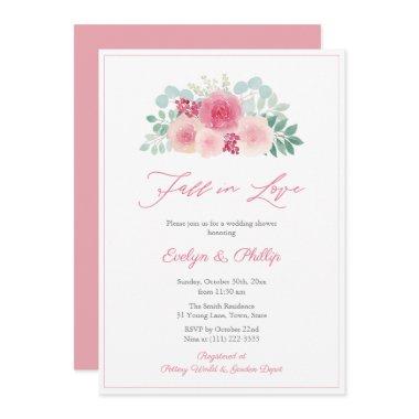 Watercolor Fall In Love Autumn  Party