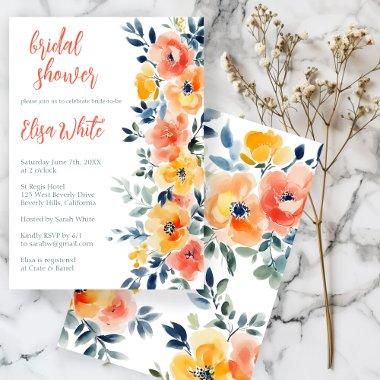 Watercolor Floral  CUSTOM