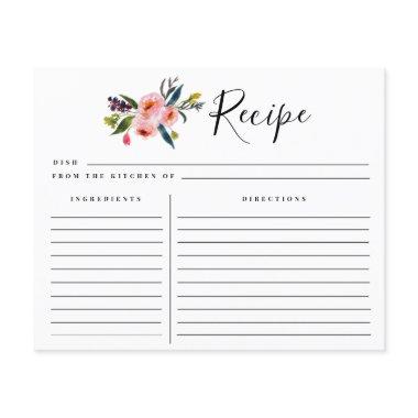 Watercolor Floral  Recipe
