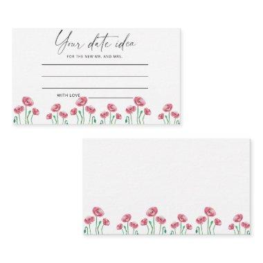 Watercolor floral Date night ideas \ Date jar Enclosure