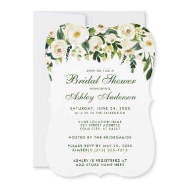 Watercolor Floral Green  B