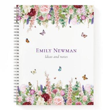 Watercolor Floral Notebook