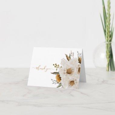 Watercolor Floral Thank You Invitations