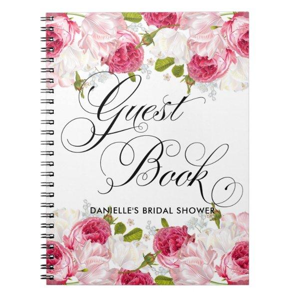 Watercolor Flowers  Guest Book