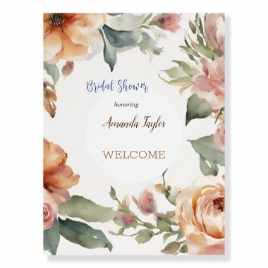 Watercolor Flowers Minimal  Foam Board
