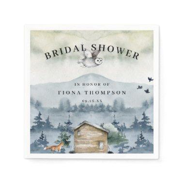 Watercolor Forest Animals  Napkins