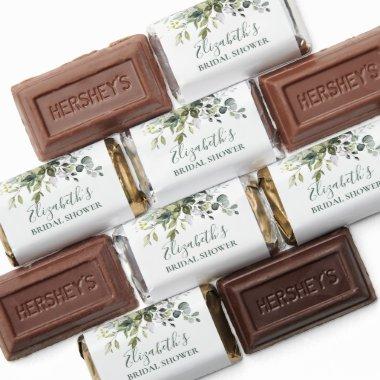 Watercolor Greenery Sage Green  Hershey's Miniatures