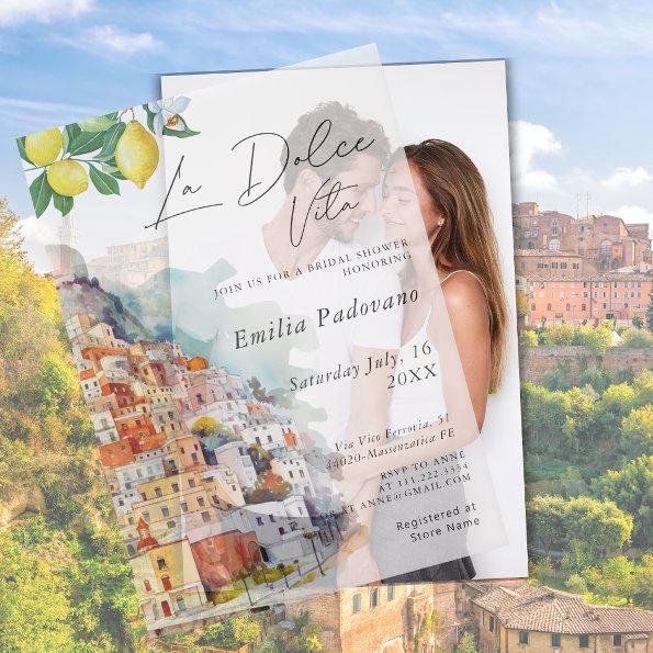 Watercolor La Dolce Vita Italian  Vellum