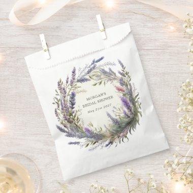 Watercolor Lavender Regal  Favor Bag
