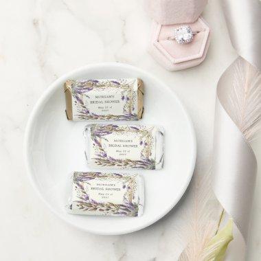 Watercolor Lavender Regal Bridal Shower Hershey's Miniatures