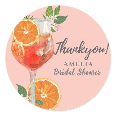 Watercolor Lemon citrus Fruits  Classic Round Sticker