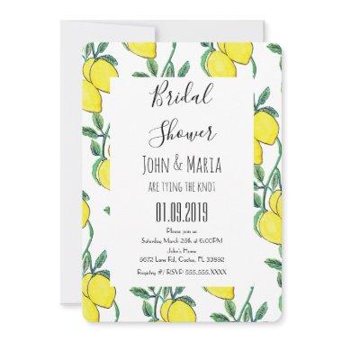 Watercolor Lemon Green Bunch