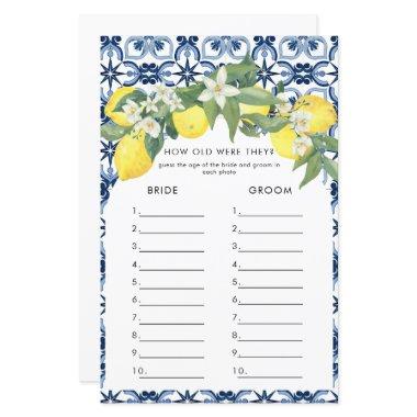 Watercolor Lemon Positano  Games