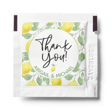 Watercolor Lemon Tree Gender-Neutral Baby Hand Sanitizer Packet