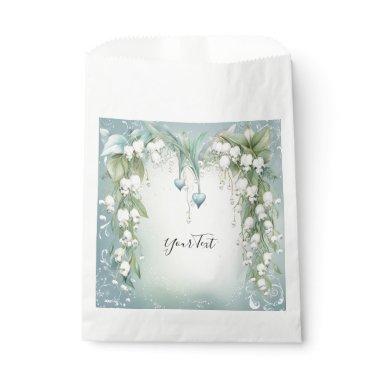 Watercolor Lily of the Valley Favor Bag