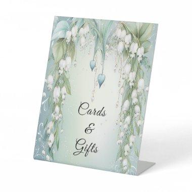 Watercolor Lily of the Valley Tabletop Signs