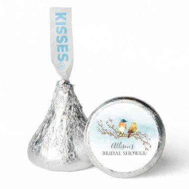 Watercolor Love Birds Bridal Shower Hershey®'s Kisses®