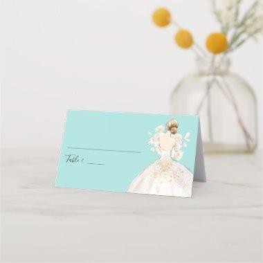 Watercolor Magnolia Bridal Shower Place Invitations