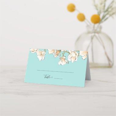 Watercolor Magnolia Bridal Shower Place Invitations