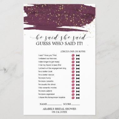 Watercolor Marsala & Gold Wedding Word Search Game