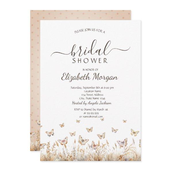 Watercolor Meadow Butterflies